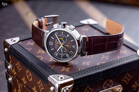 montre louis vuitton tambour chronographe|Louis Vuitton tambour chronograph.